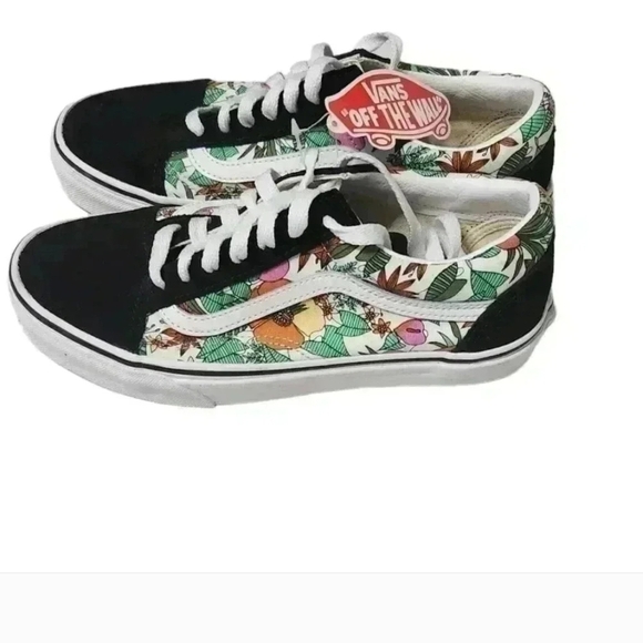 Vans Black and Multicolor Graphic Sneakers - Picture 4 of 5